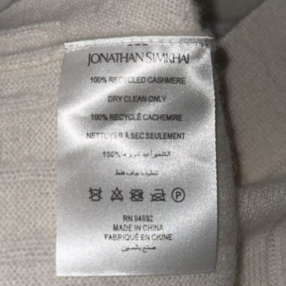 NWT Jonathan SIMKHAI Willa Loungewear Pant Cream XL - Picture 13 of 14